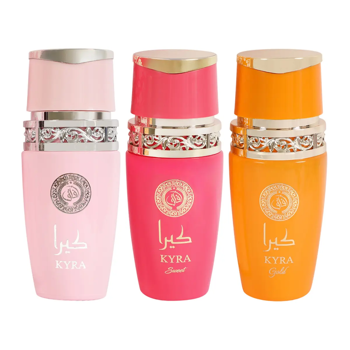 Bundle of Kyra, Kyra Sweet and Kyra Gold Spray Perfume Eau de Parfum for  Women 100ml