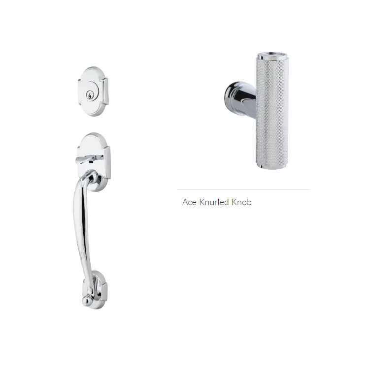 Emtek 4302ACEKN Dummy , Nashville Tub Entry , The Ace Knurled Knob