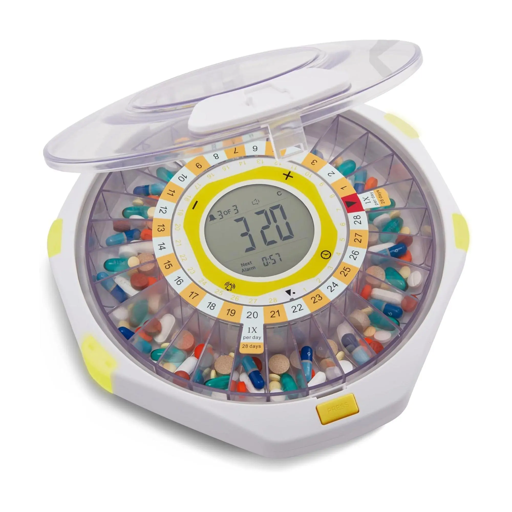 LiveFine 28-Day Bluetooth Automatic Pill Dispenser