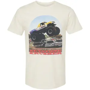 Vintage (Hanes) - Key Stone Krusher Single Stitch 1990s T-shirt, Monster Truck Shirt, Monster Jam Fans