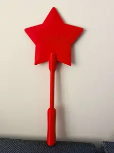 Custom Name 3D Printed Star Magic Wand - Aesthetic Handheld Star Tool for [Kullanım Alanı] - Durable Eco-Friendly PLA