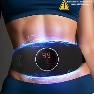 Portable Waist Massager, USB Rechargeable Automatic Massage Mode, Adjustable Hip Massager for Women, Abdomen and Leg Shaping Tool