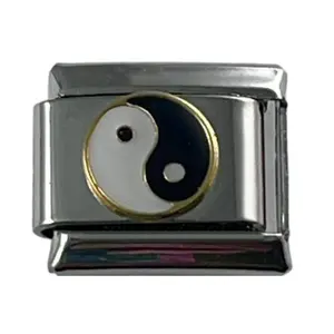 Italian Charm Link Yin Yang 9mm - Unisex