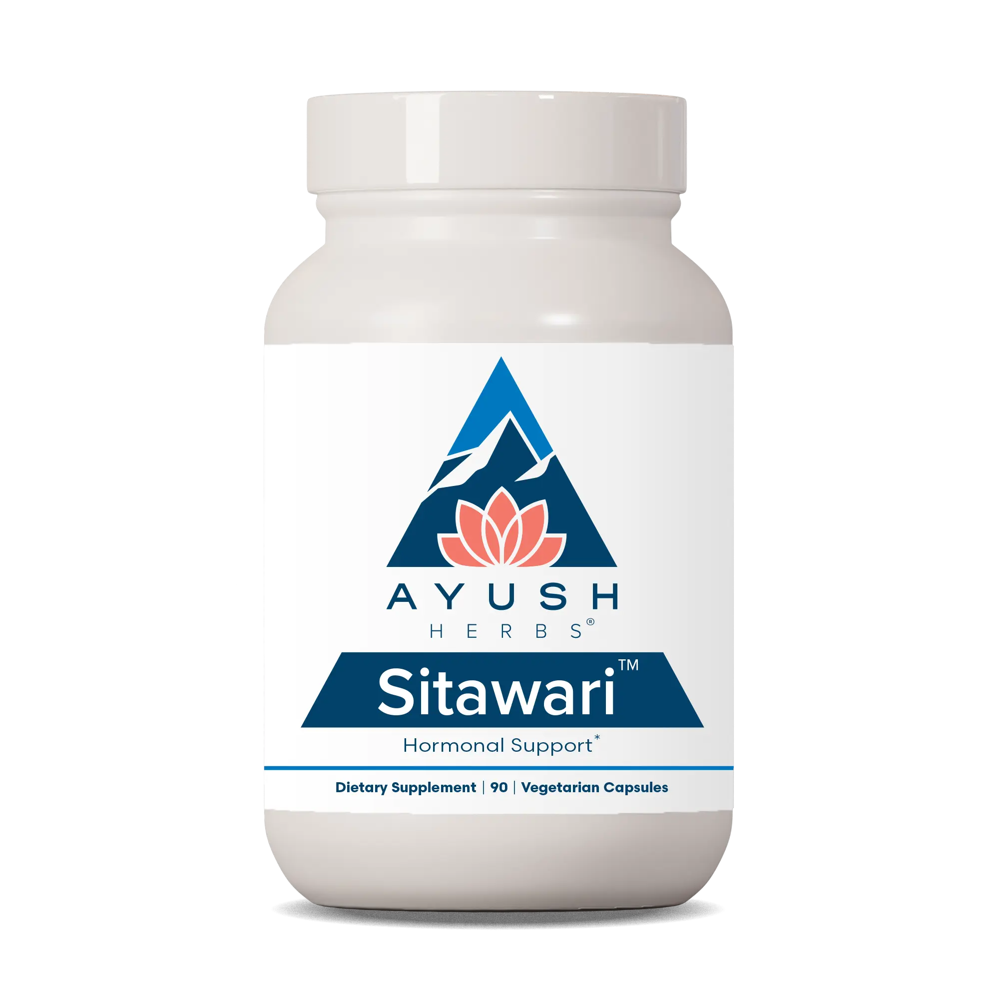 Ayush Herbs Vegetarian Shatavari Capsules - Gluten-Free Sitawari Root Supplement, Women's Hormone Balance, Digestive Health & Holistic Wellness Support - 90 Servings