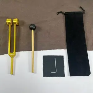 Aluminum Tuning Fork Set, 128hz, 256hz, 512hz, 528hz Resonant Tuning Forks, Resonance, Meditation Tool, Yoga Training