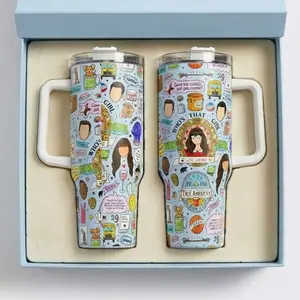 New Girl Sitcom 40OZ Tumbler, Gift For Fans, Movie Fan Gifts, New Girl Tvshow Merch