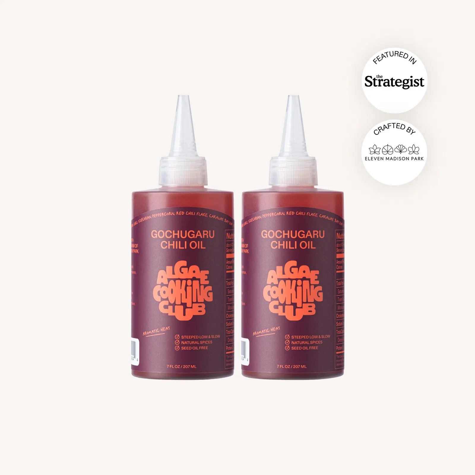 Chili Infused Oil | Culinary Algae Oil infused with Korean Gochugaru Chili - Aromatic Spice, Seed Oil Free