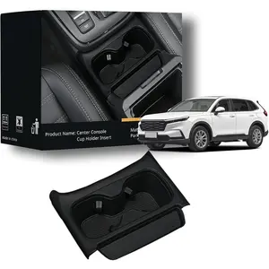 for 2023-2026 Honda CR-V Car Cup Holder Insert, Seamless Fit, Odorless Silicone, Anti-Slip, Scratch & Stain Resistant, Noise Reduction for CRV Accessories