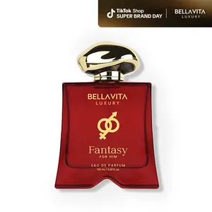 BellaVita Luxury's Mood Collection Fantasy for Him | EDP | Apple, Cinnamon, Musk | Premium Long-Lasting Fragrance for Men | 3.38 Fl.oz | Perfect Gift for Father's Day | Super Brand Day Exclusive