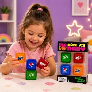 Nice Ice Baby Squishy Set | Ice Cube Stress Relief Fidget Toys