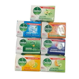 Dettol Antibacterial Soap 100g Pack of 6 - Moisture, Cool, Original, Invigorate, Fresh, Lasting Fresh, Choose Below body wash dove  soap  face