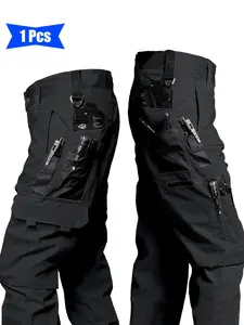 Outdoor Workwear Tactical Formal Training Trousers Casual Outdoor Sports Trousers Durable Multi-Pocket Hiking Spring/Autumn Bottoms Suitable for Fishing, Outdoor Construction Workers Unisex Casual Fashionable Pocket