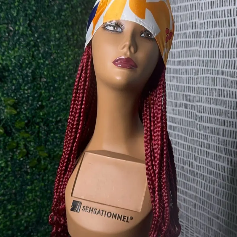 Red Head Braid Band