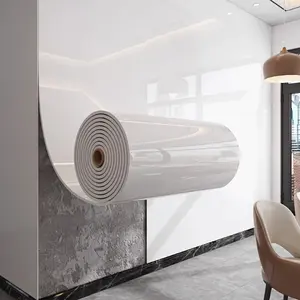 3D Thick Self-Adhesive Wallpaper Roll, Removable Insulated Wall Paper for Living Room Kitchen Bedroom Bathroom, Multi-Scene Use Decorative Film
