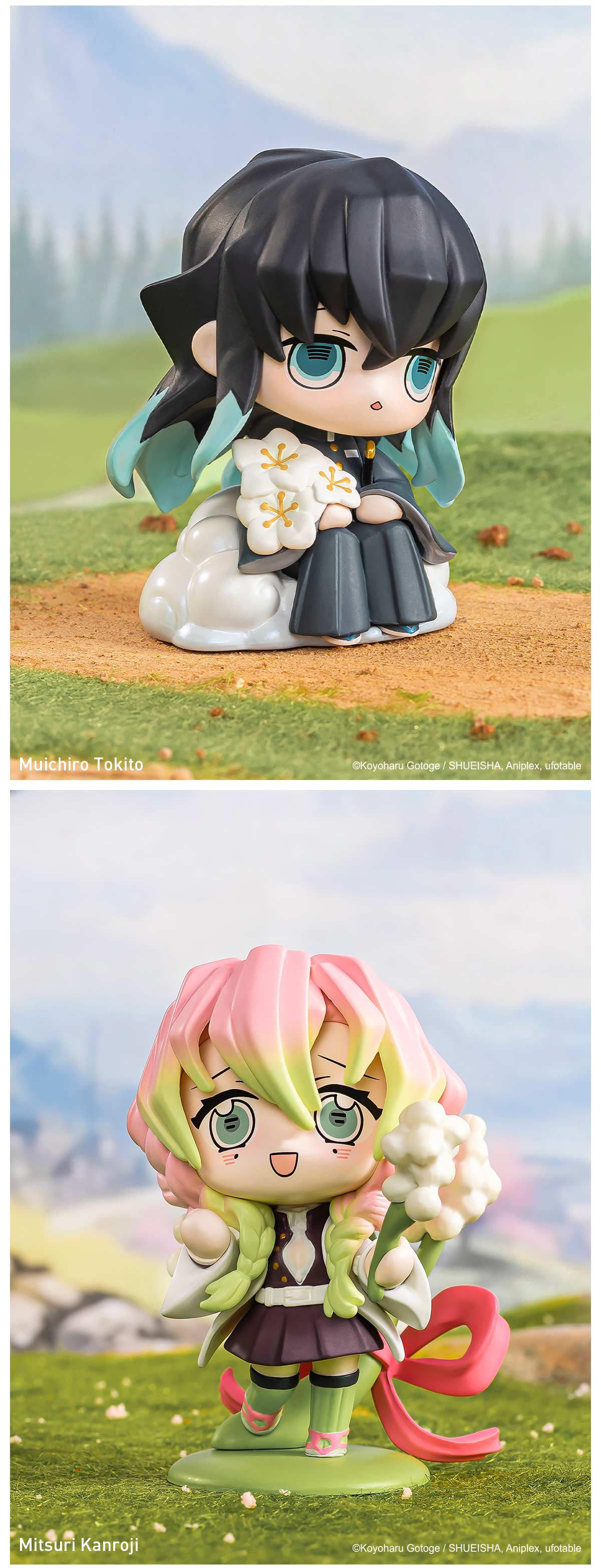 POP MART Kimetsu no Yaiba Birth Flower Series Figures, Blind Box, Mystery Box