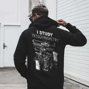 I Study Triggernometry Shirt, Funny Gun Lover T-Shirt, Pro 2A Sweatshirt, Tactical Hoodie for Men boyfriend  tees