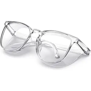 Stylish Safety Glasses, Clear Anti-Fog Anti-Scratch Protective Glasses For Men And Women