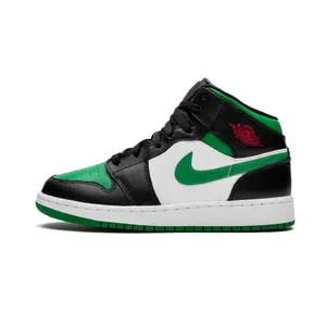 Air Jordan 1 Mid GS "Green Toe" 554725 067