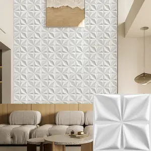 20/30pcs 3D Diamond Wall Panels, PVC Indoor Decoration, 11.8 X 11.8 Inches, Easy to Install, Stylish Home Decor