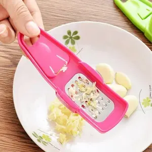 Multifunctional Garlic Grinder, Compact Design, Professional Mandoline Slicer, Multi-Purpose Kitchen Grinder With Stainless Steel Blades, Easy To Use & Clean, For Home, Restaurant