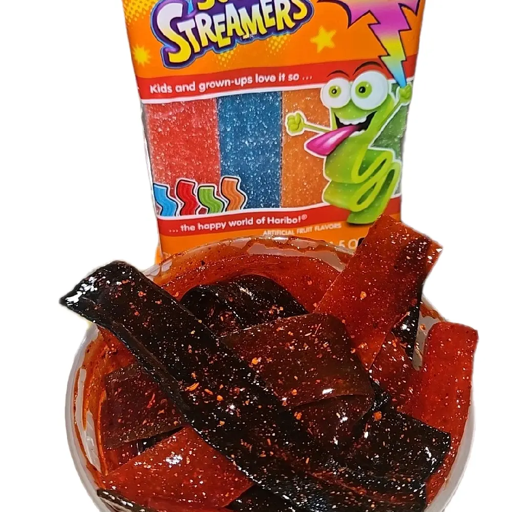 8 Oz Sour Streamers Enchilados Candy Snack Tangy Sweet Bonbon Bite 8 Oz Sour Streamers Enchilados Candy Snack Tangy Sweet Bonbon Bite
