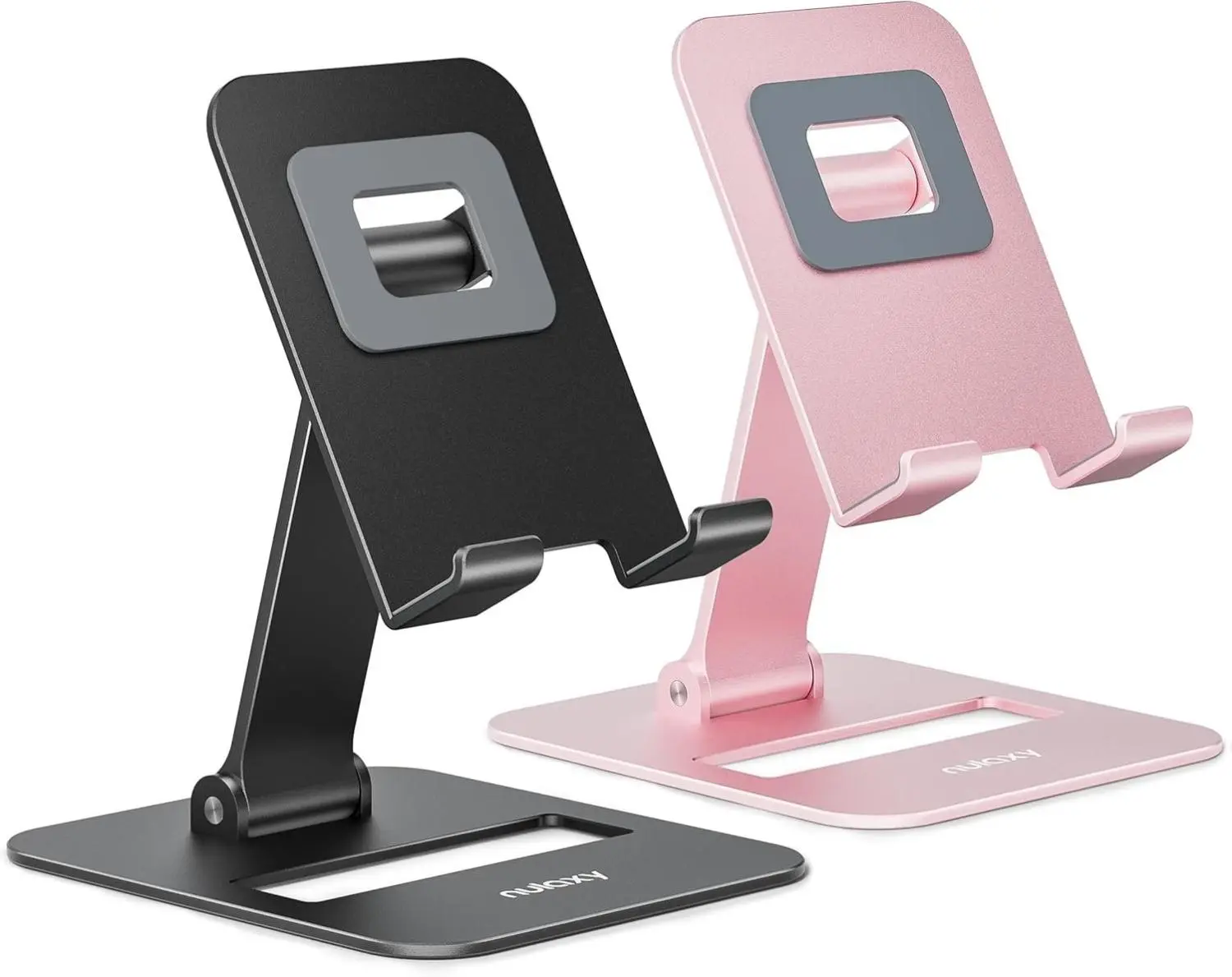 Adjustable Foldable Phone Stand (2-Pack) – Compatible with iPhone, Samsung, Nintendo Switch, and More