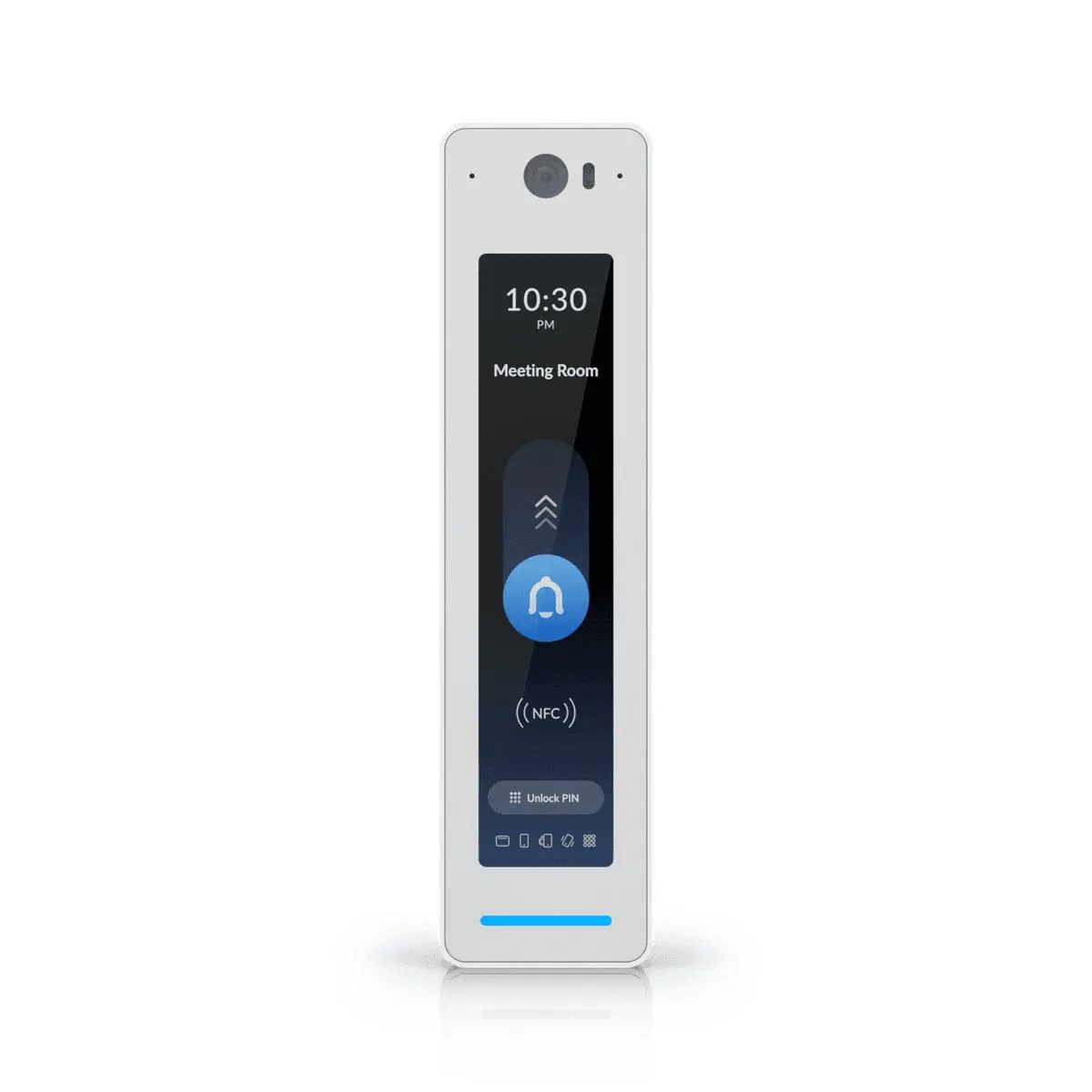 Ubiquiti UA-G3-PRO-W 3rd-Generation Indoor & Outdoor NFC Reader & Intercom for Office Users, 4.7in Capacitive Touch Display, PoE, Built-in Camera, Mobile Unlock, Touch Pass, 2-Way Intercom Call, Office Access Control & Attendance Device
