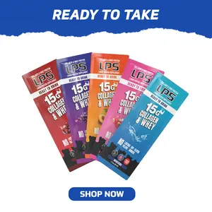 LPS Collagen & Whey Protein Supplement – 15g Protein - Individual Packets - 5 Flavors Healthcare Dietary