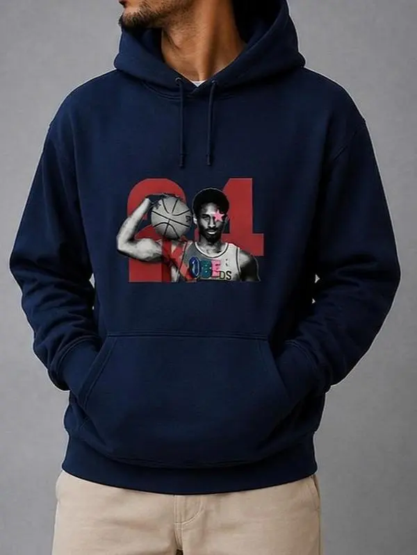 Unisex Kobe Bryant 24 Star Basketball Sport Casual Streetstyle Tshirt Hoodie Sweatshirt Aesthetic Crewneck Basic Tee