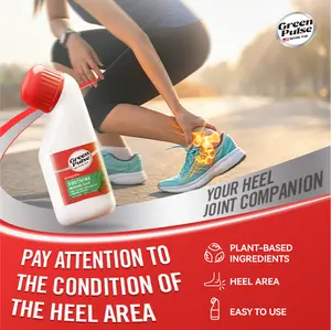 Greenpulse 4 Joint Relaxing Liquid, made with plant ingredients, is naturally gentle and non-irritating