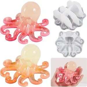 Octopus Resin Casting Mold - Animal Candle Mold for Home Decor & Candle Making