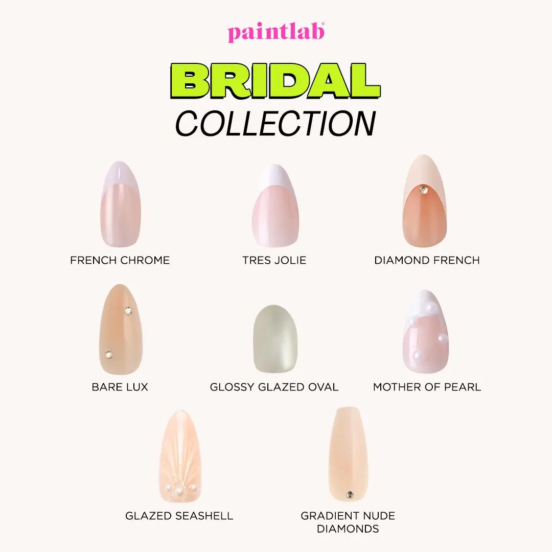PaintLab Bridal Press On Nails Collection