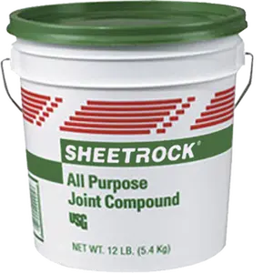 212 MAIN Ready-Mixed 3.5 Qt Interior Drywall Joint Compound, All-Purpose for Patching Walls, Green Lid (Product SKU: 385140004)