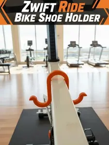 3D Printed Zwift Ride Bike Shoe Holder Clip | Indoor Cycling Organizer