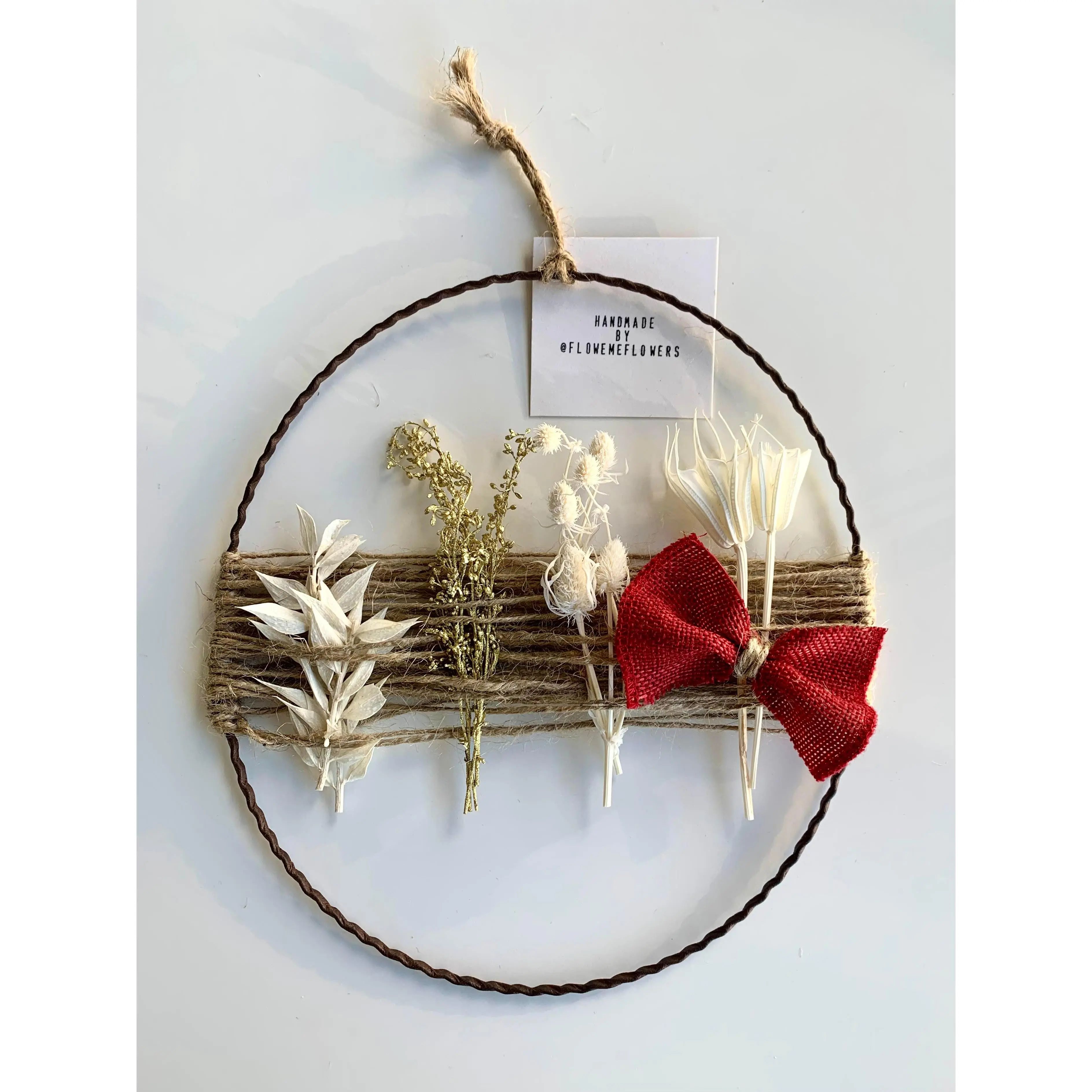 Dried Flower Christmas Wreath