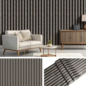 Wood Grain Pattern Wall Sticker, 1 Count Self Adhesive Wallpaper, Waterproof & Moisture-proof Wall Decal, Wall Decor for Home Interior Walls Living Room Bedroom Kitchen