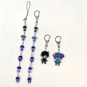 Pixel Game Acrylic Keychain Mobile Phone Charm Cute Fun Gift For Friends Omori Keychain