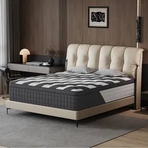 【mdz】10/12 Inch Twin, Full, Queen, King Mattress Memory Foam And Spring, Hybrid MattressMedium Firmness, Lumbar Support, For Home Rooms Hotels, Boxed Halloween ChristmasGift Furniture Ergonomic queen size mattress Interior Modern queen size mattress