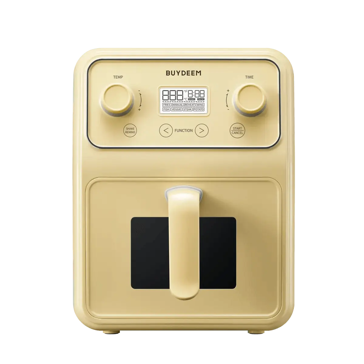 BUYDEEM 4L Air Fryer with Metal Inner Pot - Multi-Functional Electric Fryer in Stylish Goose Yellow - Now Only $151.99