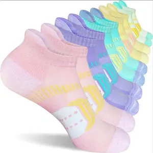 Women's 5-Pair Athletic Cushioned Anti-Blister Comfort Running Ankle Sports Socks