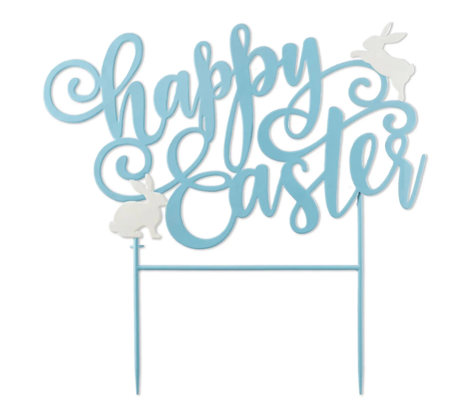 Glitzhome 24"L Metal "Happy Easter" Garden Stake Glitzhome 24"L Metal "Happy Easter" Garden Stake