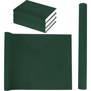 Book Cloth for Book Binding 57 x 17 Inch Dark Green Fabric Surface Paper Backed Book Cover