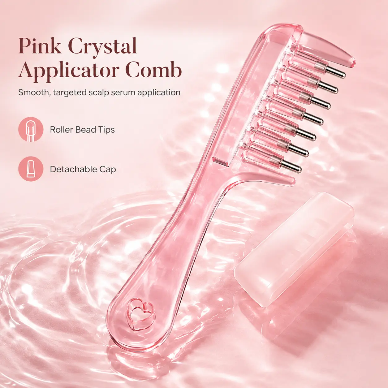 Scalp Liquid Applicator Comb, Refillable Hair Root Oil Massage Comb for Hair Care Treatment - MM2 Scalp Liquid Applicator Comb, Refillable Hair Root Oil Massage Comb for Hair Care Treatment - MM2