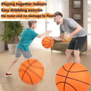 2026 Silent Basketball Upgrade: Ultra Quiet Indoor Training Ball for Home, Office, Apartment - No Noise Foam Dribbling Practice (7.1in Youth, 8.3in Junior, 9.4in Adult)