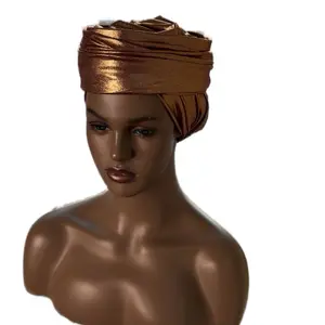 Metallic Northern Wrap Turban - Stylish Headwear for Women
