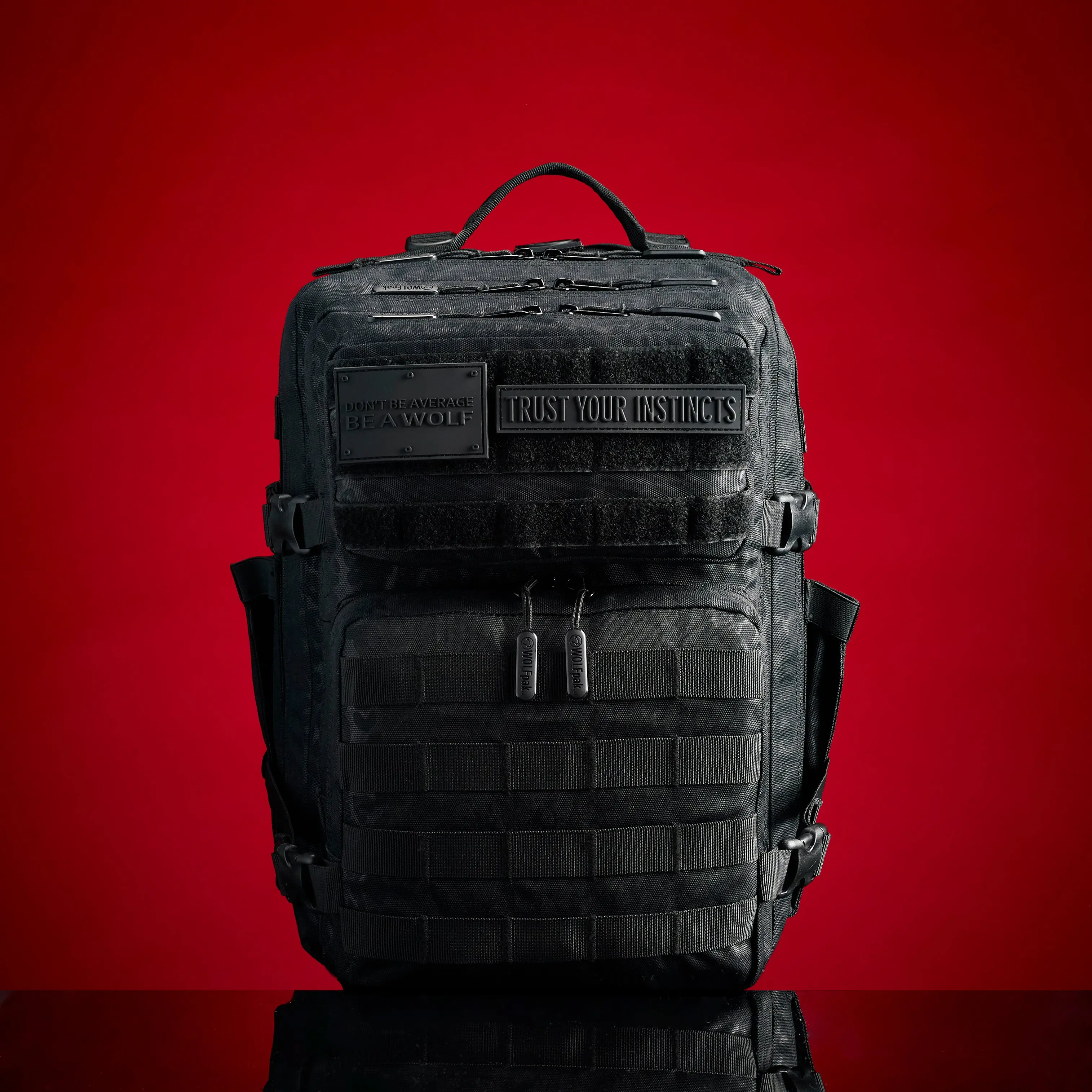 25L Backpack Black Leopard