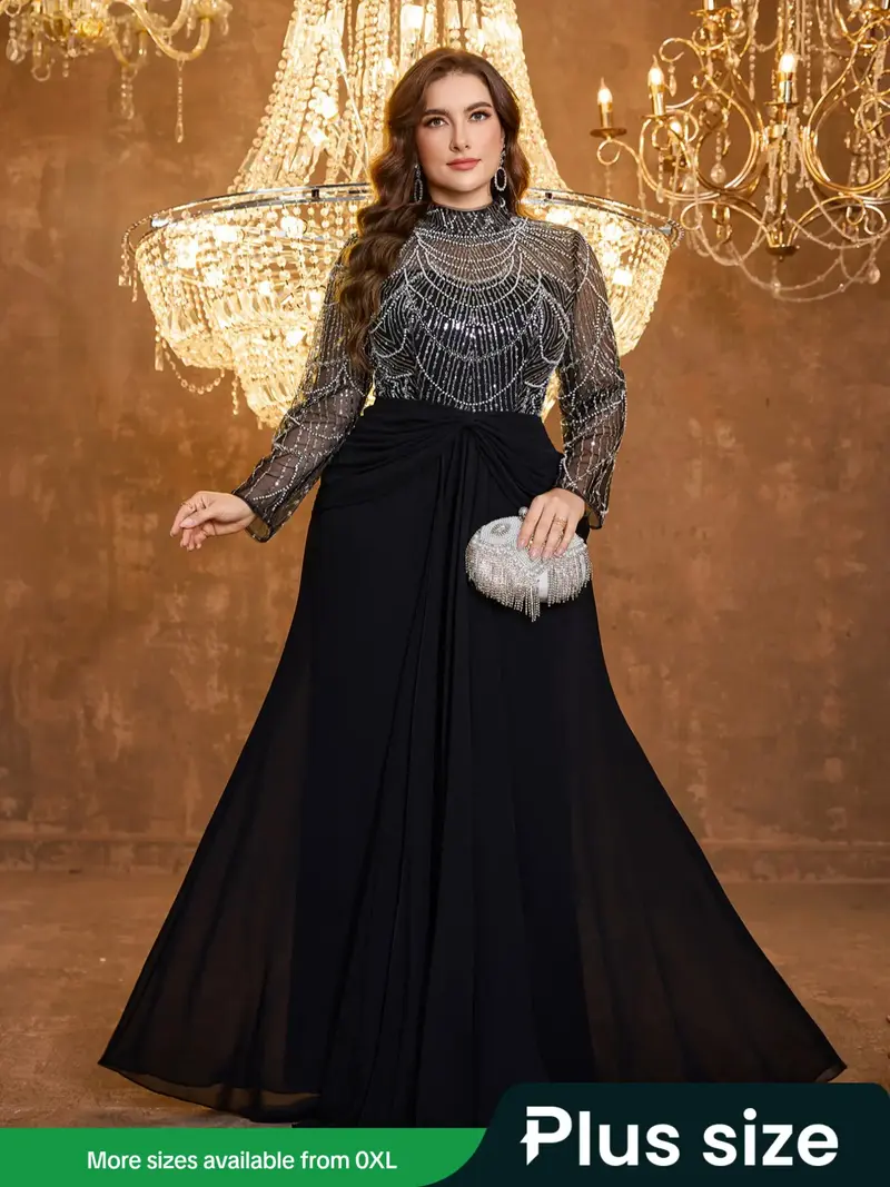 plus size long sleeve formal dresses - TikTok Shop plus size long sleeve formal dresses - TikTok Shop