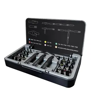 24 in 1 DIY Screwdriver Set Upgrade Version, 1 Set Switchable Shape Magnetic Screwdriver Set, Compact & Portable Ratchet Screwdriver Kit, Home Repair Tool Box Gift for Thanksgiving, Christmas, New Year