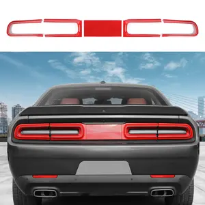 Rear Light Taillight Cover Trim Bezel Car Parts, Auto Exterior Accessories for 2015+ Dodge Challenger, Automotive Fitment Components Car Decoration