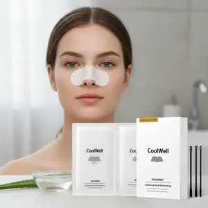 CoolWell Blackhead Nose Pore Patches Deep Cleansing Oil Control Nasal Mask Skin-Clearing for All Skin Types New Skin-Friendly Technology Skincare Nosestrips
